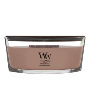 WoodWick Crystal Ginger Ellipse Candle - afbeelding 1