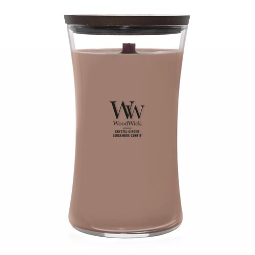 WoodWick Crystal Ginger Large Candle - afbeelding 1