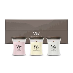 WoodWick Deluxe Gift Set 3 Mini Candle Blooming Trio - afbeelding 1