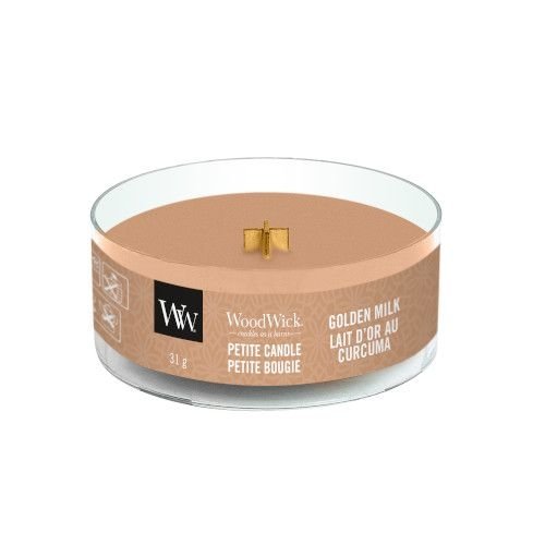 WoodWick Golden Milk Petite Candle