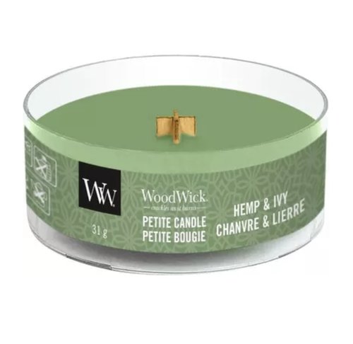 WoodWick Hemp & Ivy Petite Candle