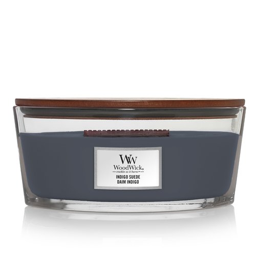 WoodWick Indigo Suede Ellipse Candle