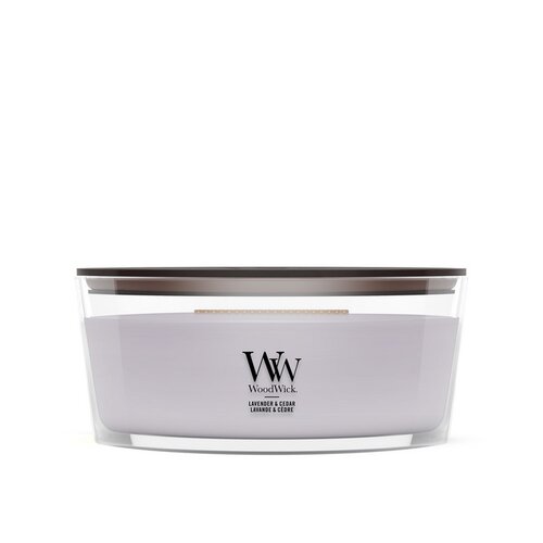 WoodWick Lavender & Cedar - Elliptische Geurkaars
