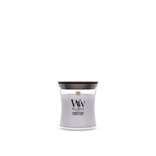 WoodWick Lavender & Cedar - Mini Geurkaars