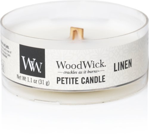 WoodWick Linen Petite Candle