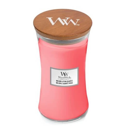 WoodWick Melon & Pink Quartz Large Candle