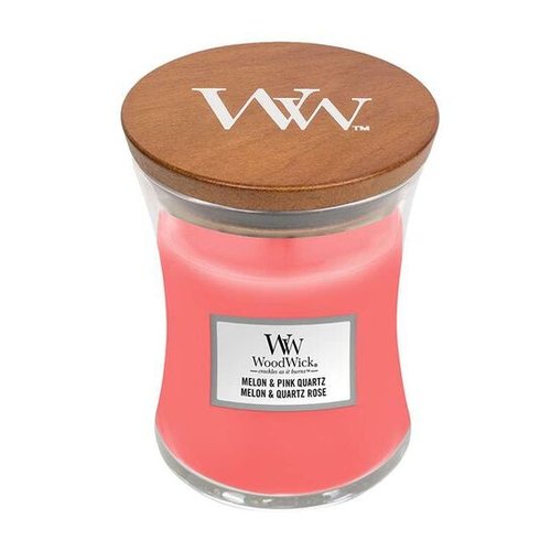 WoodWick Melon & Pink Quartz Medium Candle