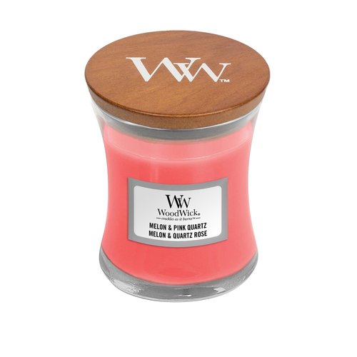 WoodWick Melon & Pink Quartz Mini Candle