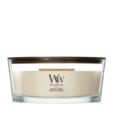 WoodWick Patchouli Créme Ellipse Candle