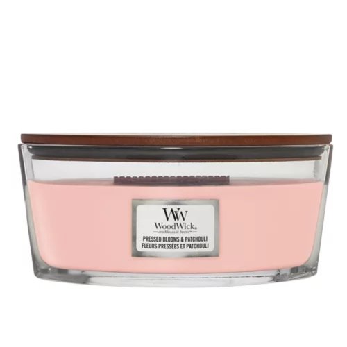 WoodWick Pressed Blooms & Patchouli Ellipse Candle