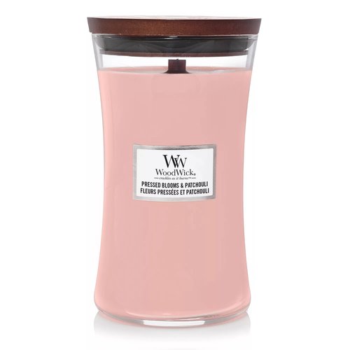 WoodWick Pressed Blooms & Patchouli Large Candle