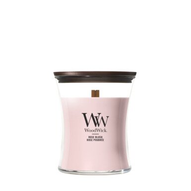 WoodWick Rose Blush Medium Candle