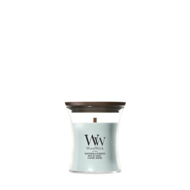 WoodWick Sagewood & Seagrass Mini Candle