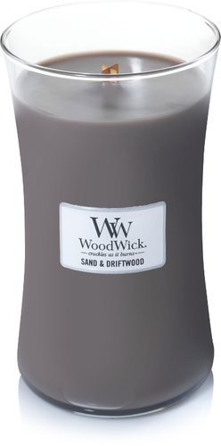 WoodWick Sand & Driftwood Large Candle - afbeelding 1