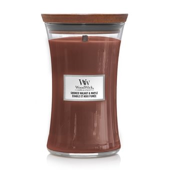 WoodWick Smoked Walnut & Maple Large Candle