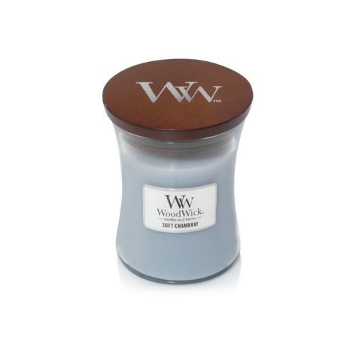 WoodWick Soft Chambray Medium Candle