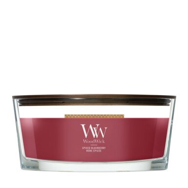 WoodWick Spiced Blackberry Ellipse Kaars