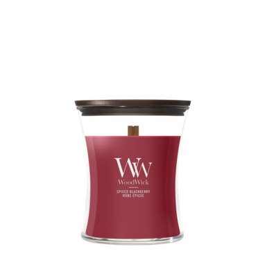 WoodWick Spiced Blackberry Medium Kaars