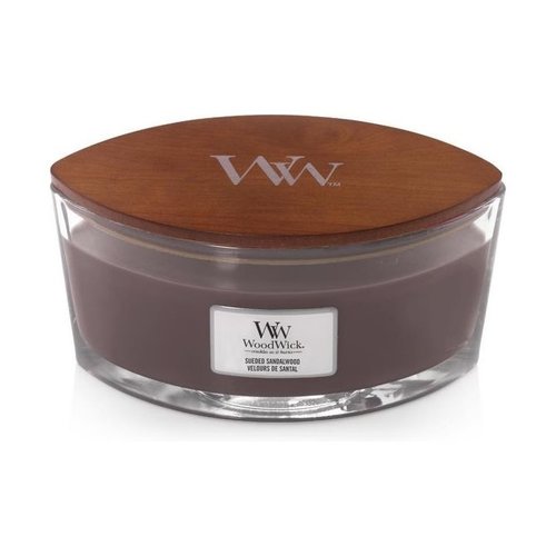 WoodWick Sueded Sandalwood Ellipse Candle