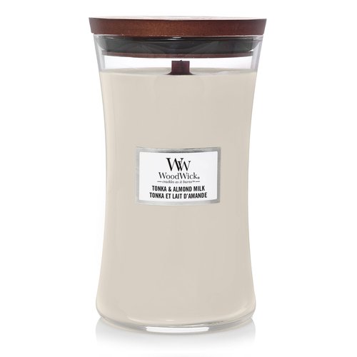 WoodWick Tonka & Almond Milk Large Candle