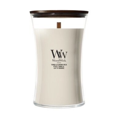 WoodWick Tonka & Almond Milk Large Candle