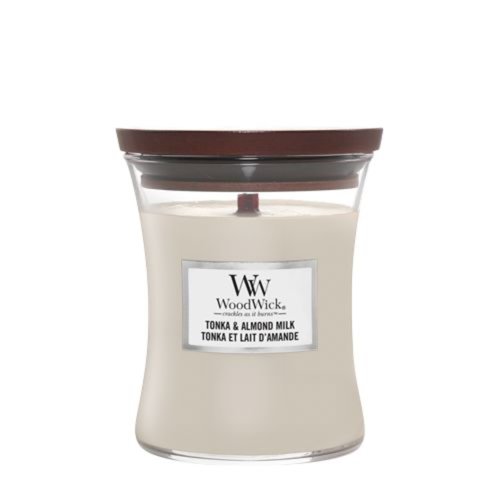 WoodWick Tonka & Almond Milk Medium Candle