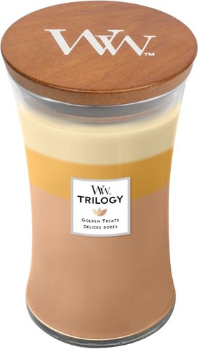 WoodWick Trilogy Golden Treats Large Candle