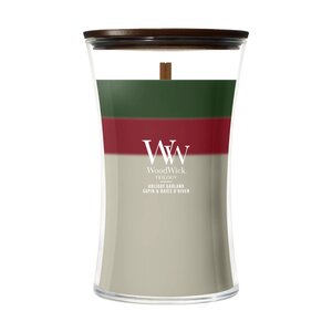 WoodWick Trilogy Holiday Garland Large Candle - afbeelding 1