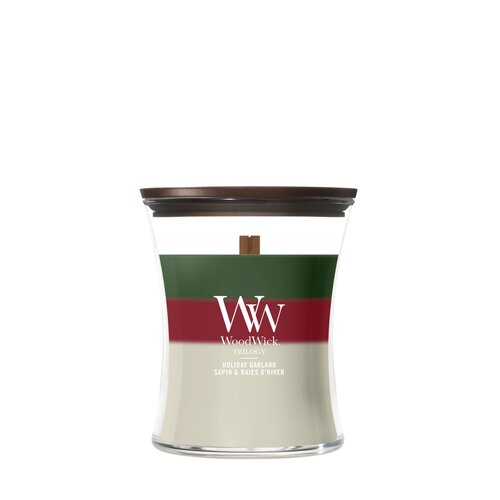 WoodWick Trilogy Holiday Garland Medium Candle