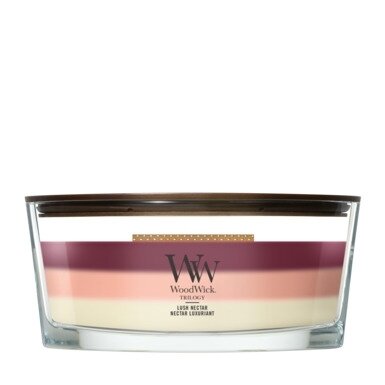 WoodWick Trilogy Lush Nectar Ellipse Candle