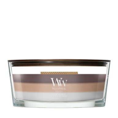 WoodWick Trilogy Radiant Cashmere Ellipse Candle