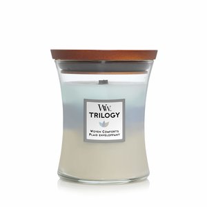 WoodWick Trilogy Woven Comforts Medium Candle