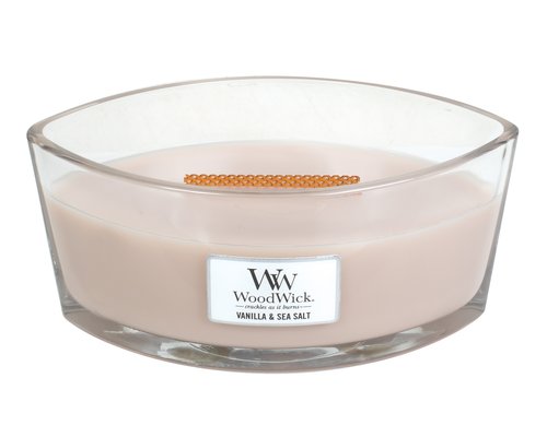 WoodWick Vanilla & Sea Salt Ellipse Candle