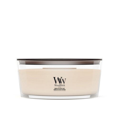 WoodWick Vanilla & Sea Salt Ellipse Kaars