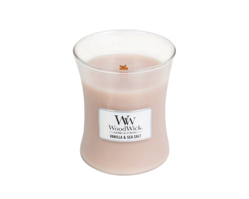WoodWick Vanilla & Sea Salt Medium Candle - afbeelding 2