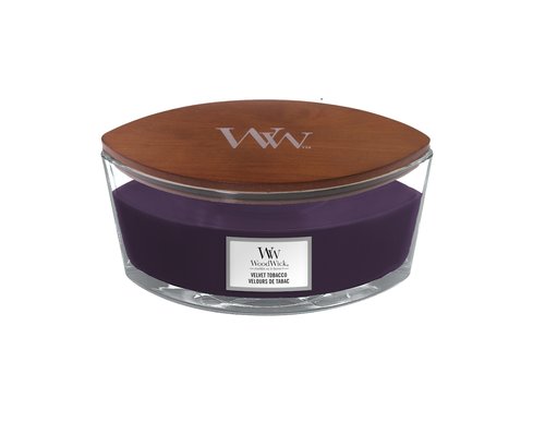 WoodWick Velvet Tobacco Ellipse Candle