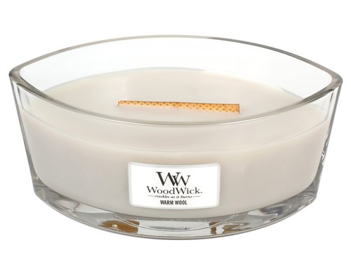 WoodWick Warm Wool Ellipse Candle - afbeelding 2