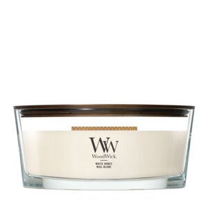 WoodWick White Honey - Elliptische Geurkaars