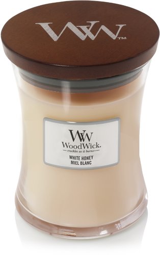 WoodWick White Honey Medium Candle