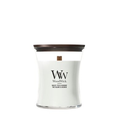WoodWick White Tea & Jasmine Medium Candle