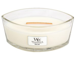 WoodWick White Teak Ellipse Candle - afbeelding 2