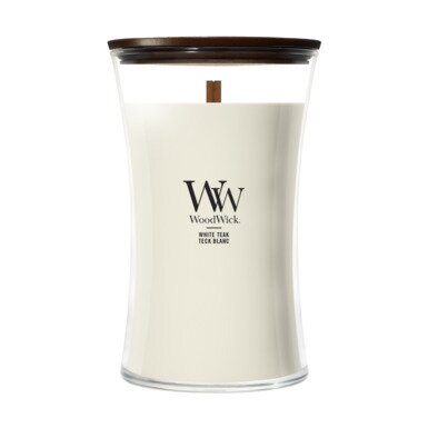 WoodWick White Teak Grote Kaars
