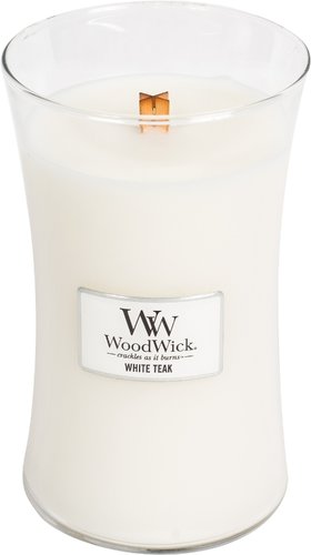 WoodWick White Teak Large Candle - afbeelding 1