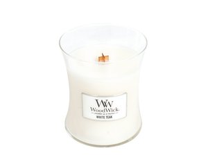 WoodWick White Teak Medium Candle - afbeelding 2