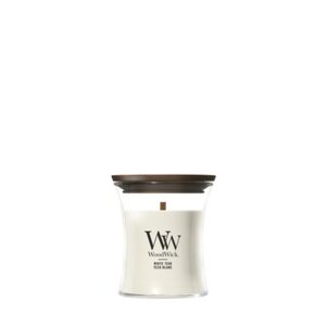 WoodWick White Teak Mini Candle