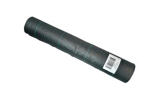 Worteldoek zwart rol 100g/m² 1 meter breed - Per meter