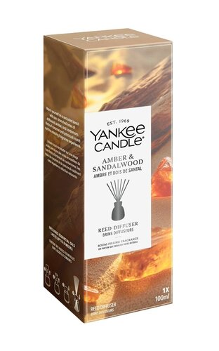Yankee Candle Amber & Sandalwood Reed Diffuser 100 ml