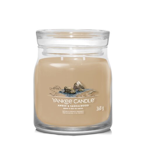 Yankee Candle Amber & Sandalwood Signature Medium