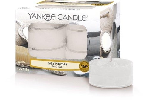 Yankee Candle Baby Powder Tea Lights 12 st