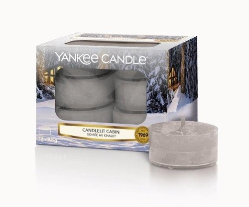 Yankee Candle Candlelit Cabin Tea Lights 12 st.